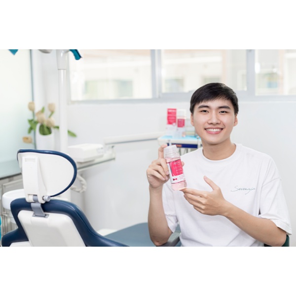 Nước súc miệng ASIN Sensitive Nano Hydroxy apatite Argininecho cho răng nhạy cảm ê buốt giúp tái khoáng men răng