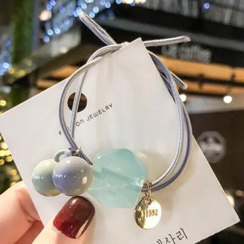 Dây Buộc Tóc Hàn Quốc Cực Xinh Kiểu Dáng Tiểu Thư (Dây Cột Tóc Đẹp)