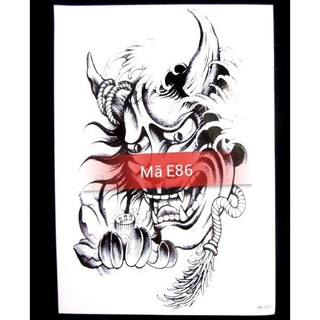 Hình Xăm Dán Mặt Quỷ E86