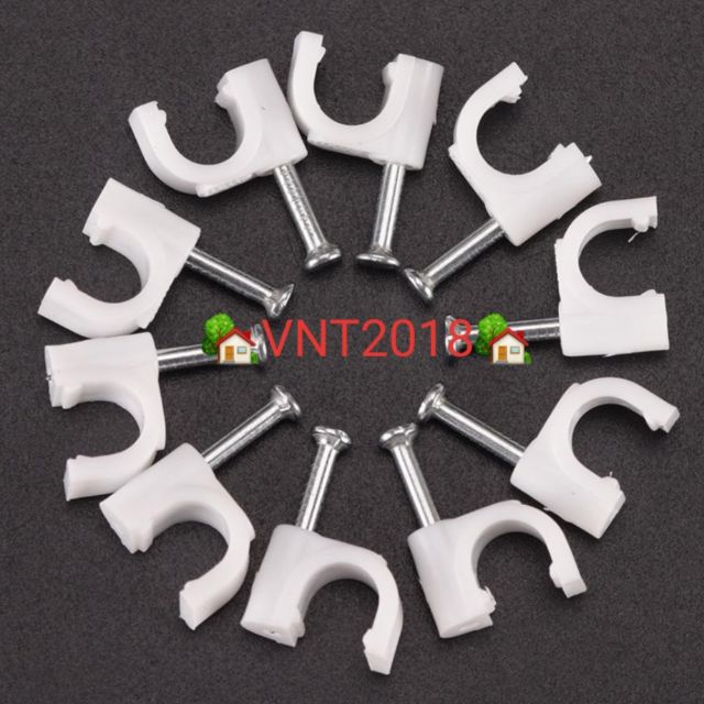 Nẹp cố định dây điện 6mm