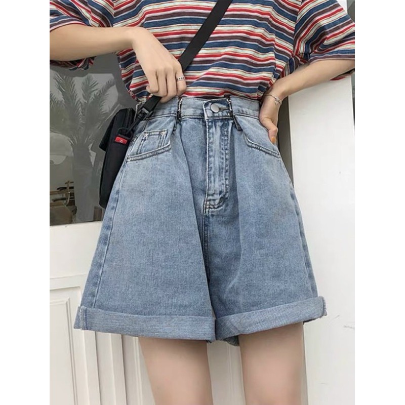 QUẦN ĐÙI JEANS NỮ CÀI EO ULLZANG HOT HIT | BigBuy360 - bigbuy360.vn