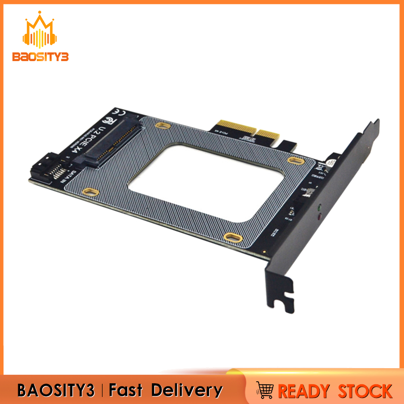 [baosity3]PCI-E 3.0 4X to U.2 SFF-8639 Expansion Card PCI-E/SATA/SAS for Desktop PC