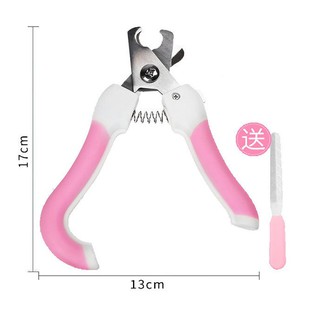 [FREESHIP]Bộ Kìm Bấm Móng, Cắt Móng Cho Chó Mèo - Cán Cong (Kèm Dũa)