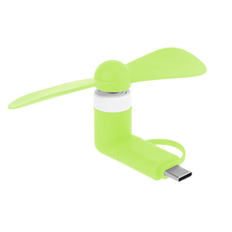 Quạt Mini Wili Universal Type C Micro Usb Otg Cho Điện Thoại / Máy Tính Bảng