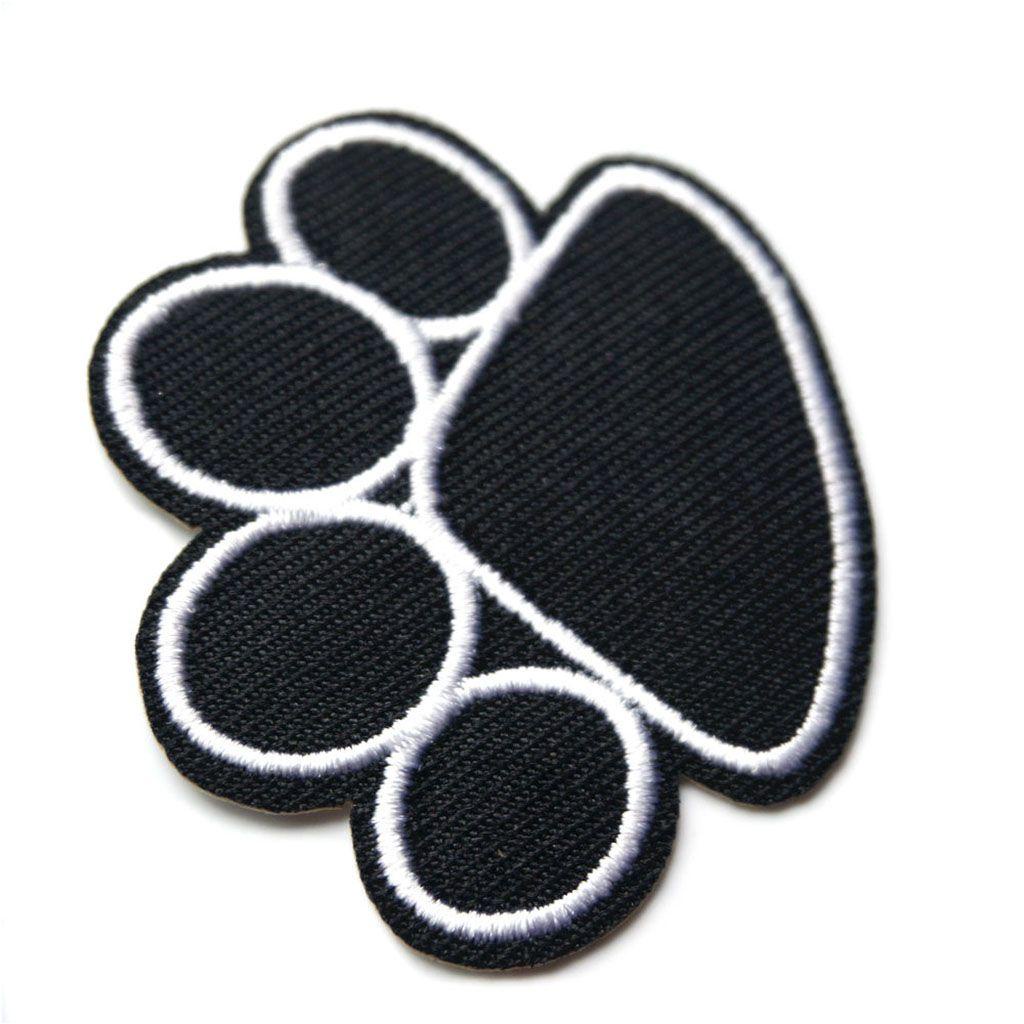 Bộ 4 Miếng Dán Ủi Quần Áo Hình Dấu Chân Chó Hoạt Hình Dễ Sử Dụng DIY