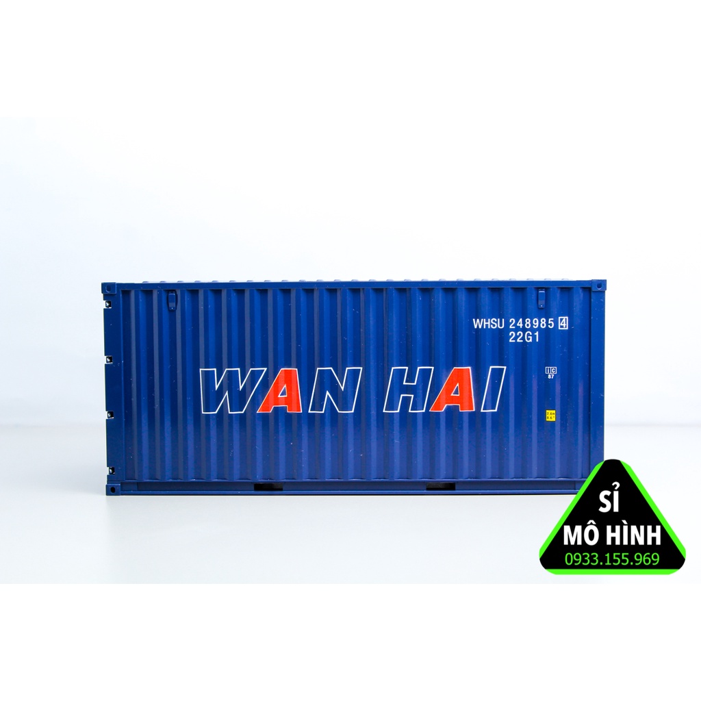 Mô hình thùng container xe đầu kéo 1:24