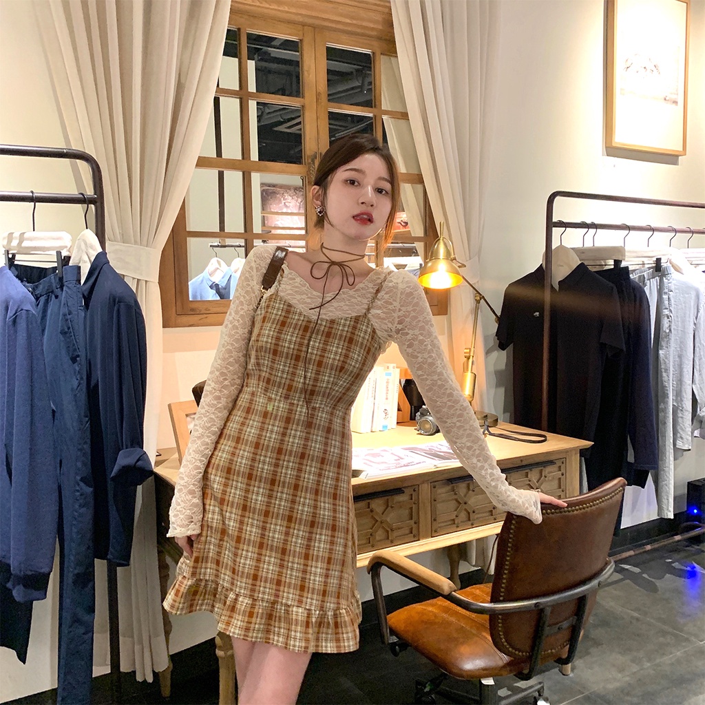 Áo lưới ren mỏng thời trang tay dài cho nữ MS65