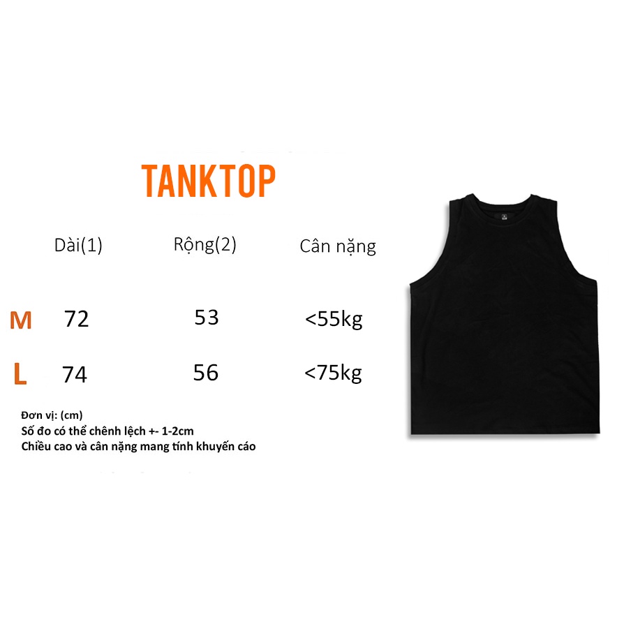 MONATA BLUELIGHT - Áo tanktop ba lỗ cotton