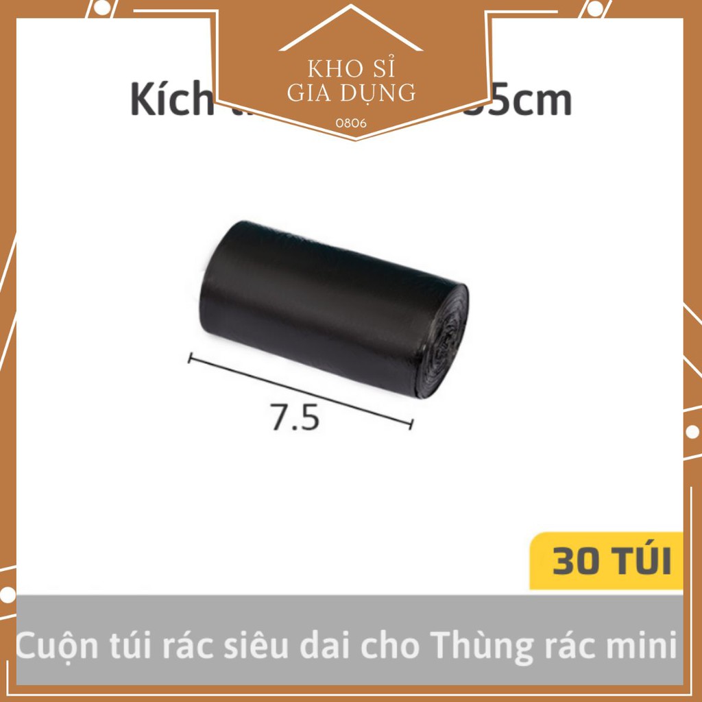☑️  Cuộn Túi Đựng Rác Mini Siêu Dai Cho Thùng Rác Mini Văn Phòng Để Bàn Nhà Bếp - Khosigiadung0806 🥡