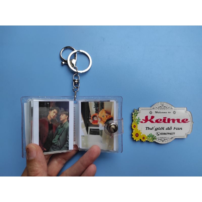 Móc khoá Album ảnh mini OhmNanon có in hình theo yêu cầu