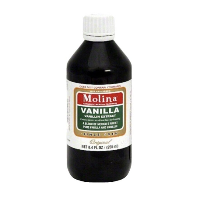 Tinh chất vani hiệu Molina Vanilla Extract - Hàng nhập Mỹ 250ml