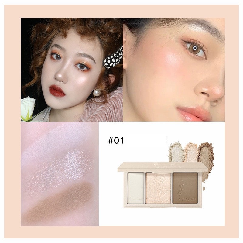 Bảng khối & highlight 3 ô Novo Minimalist