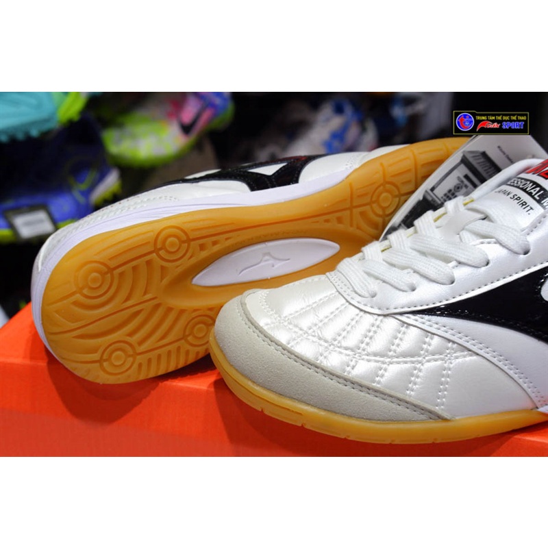 Giày đá bóng MIZUNO MORELIA NEO IC - TRẮNG ĐEN(size39-45)