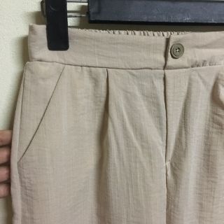 Quần culottes dài vải đũi Nhật