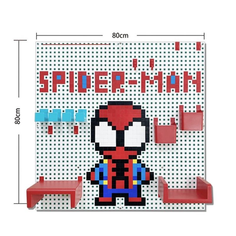 Bảng pegboard treo tường đa năng chủ đề Marvel