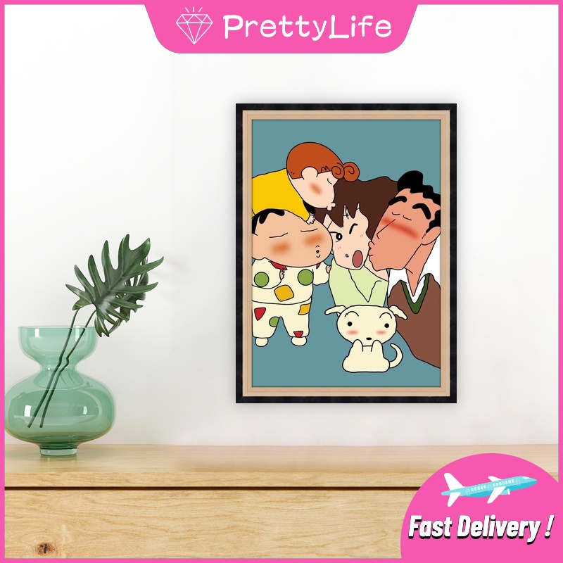 Bộ Tranh Đính Đá 5D Tự Làm 30x40cm/40x50cm Hình Cậu Bé Bút Chì