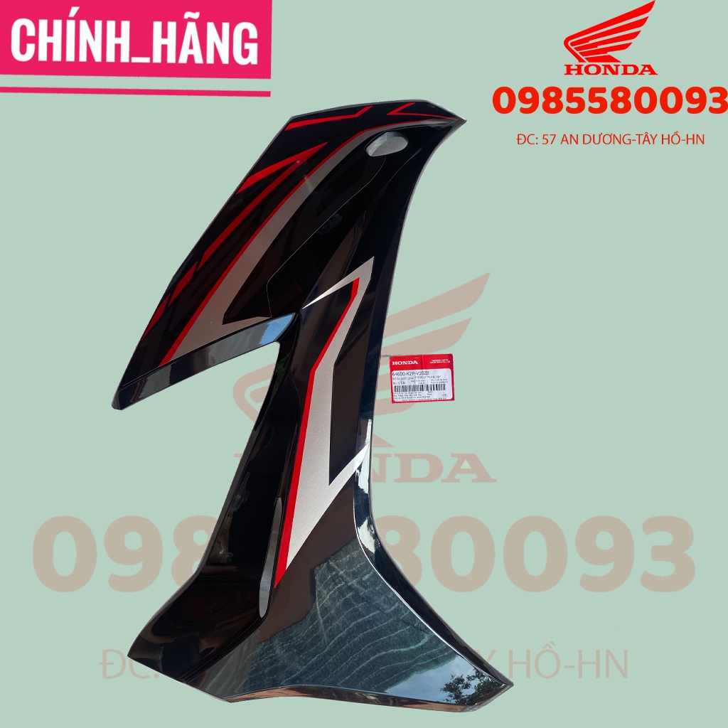 Cánh yếm xe winner x, yếm nhựa màu đen bóng phiên bản thể thao