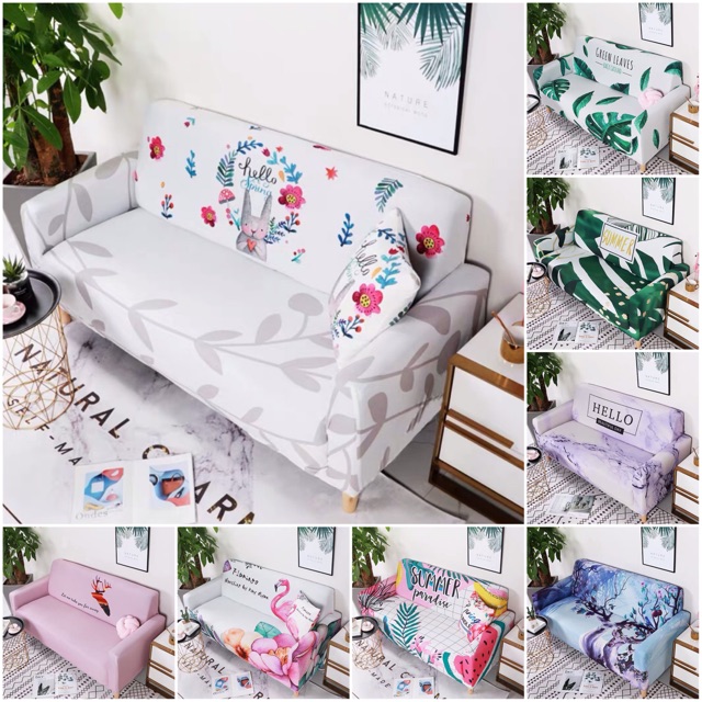 MẪU MỚI VẢI BỌC GHẾ SOFA hoạ tiết cute độc đáo nền sáng màu (bảng màu 85-96)