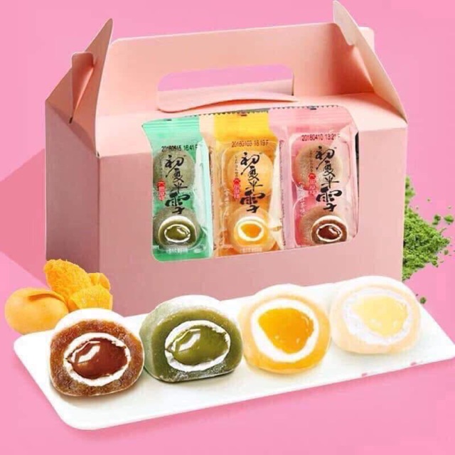 Bánh mochi tươi hồng kong