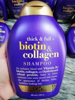 Gội xả biotin và collagen