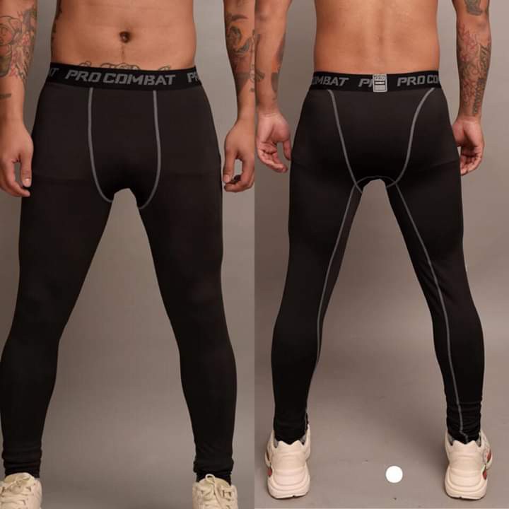 Quần giữ nhiệt COMBAT PRO Quần Legging Nam tập Gym bóng đá bóng rổ