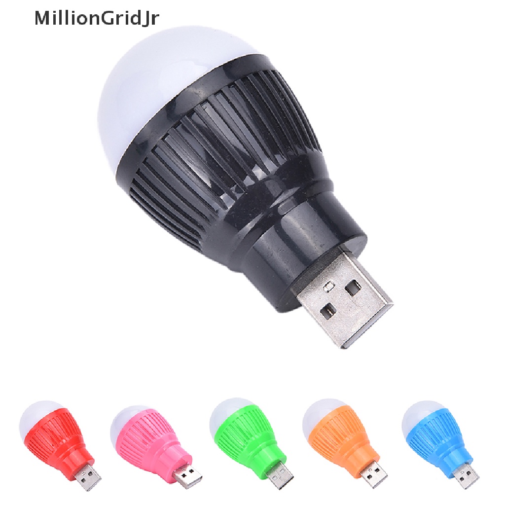 Bóng Đèn LED USB Mini Ánh Sáng Trắng Mát Mẻ Cho Đọc Sách