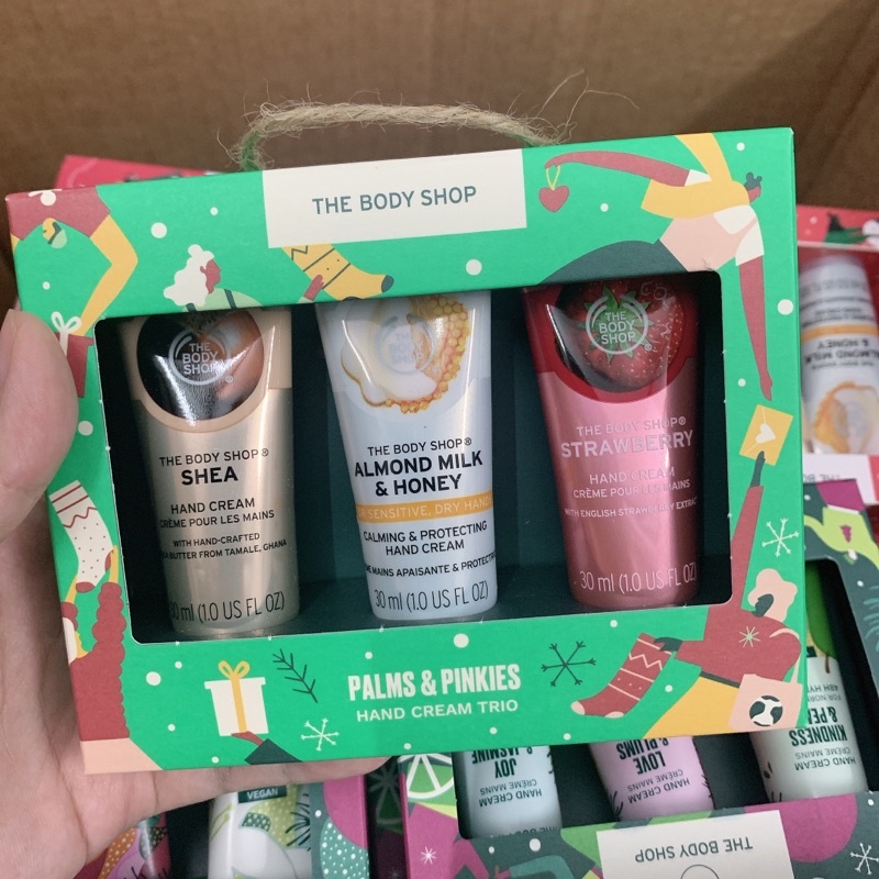 🌸🌸🌸[DATE 2024] Kem dưỡng da tay THE BODY SHOP HAND CREAM 30ML