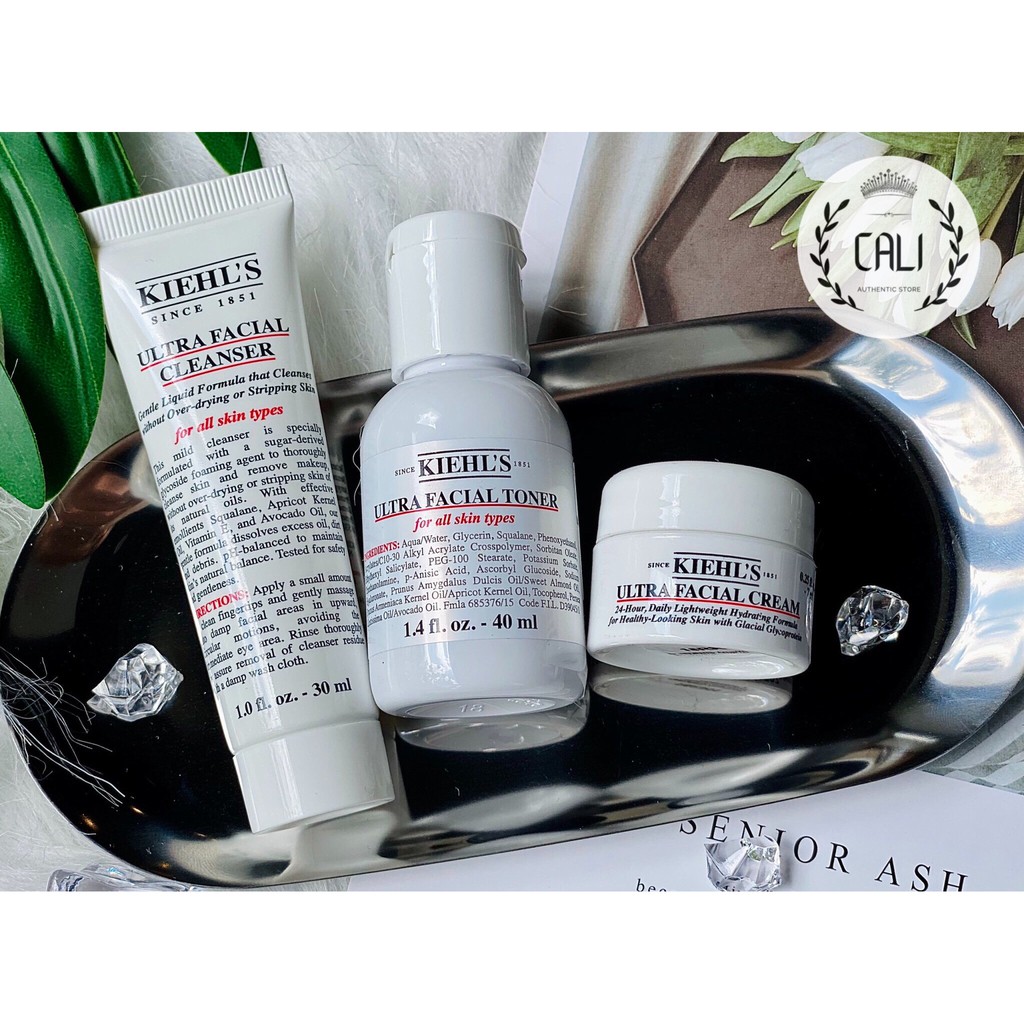 SET DƯỠNG DA 💖 FREESHIP 💋 Set dưỡng da Kiehl's Ultra Facial chính hãng [ Minisize ]