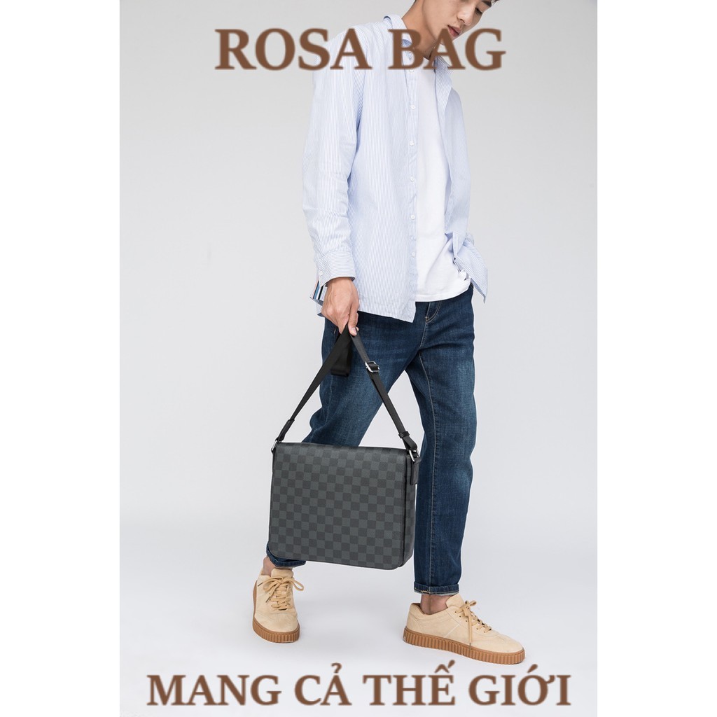 Túi đeo chéo nam túi đeo chéo nam caro lớn túi nam nhiều ngăn đựng vừa IPAD A4 ĐI LẠI tuideocheonguc Mys Bag - tx-0016