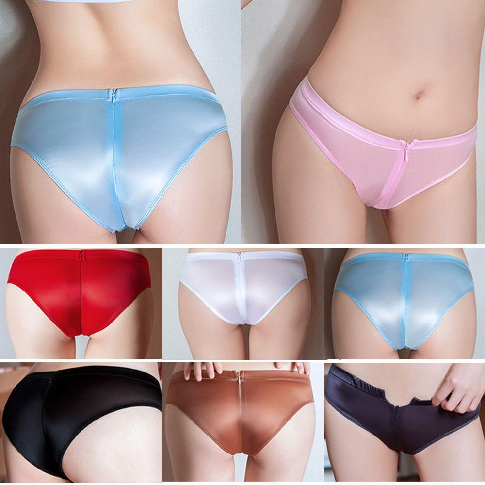 Quần Lót Satin Bóng Cỡ Lớn Thời Trang Gợi Cảm Cho Nữ