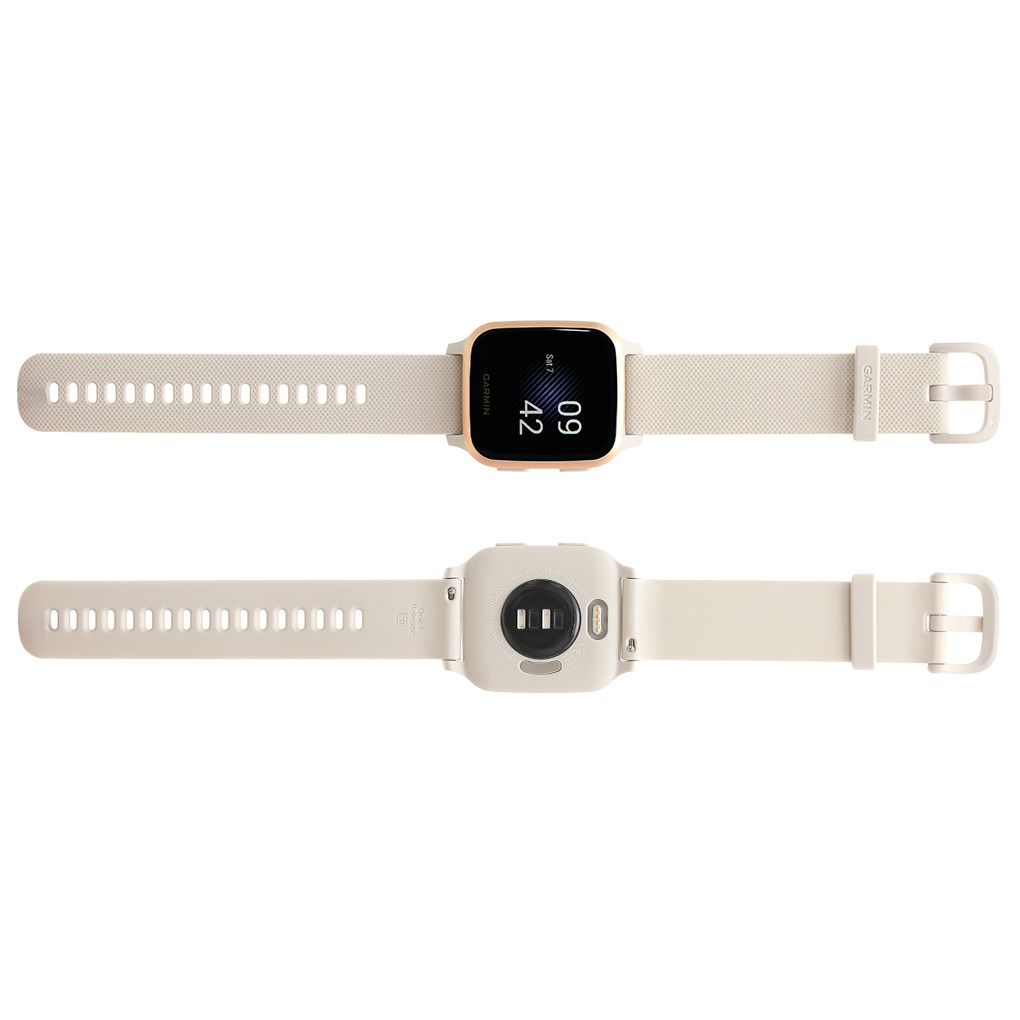 Đồng hồ thông minh Garmin Venu SQ Music Vàng kháng nước 5ATM đo nồng độ SPO2 màn hình LCD 1.3&quot; - Chính hãng BH 12 tháng