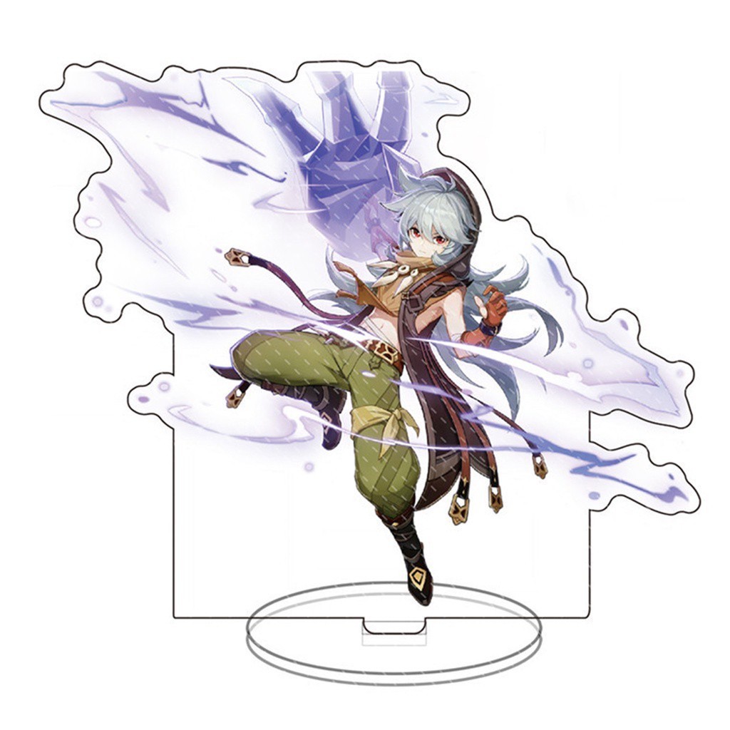 Mô hình nhân vật anime Ganyu Albedo Zhongli Tartaglia đứng làm từ làm từ acrylic