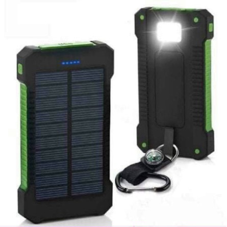 Sạc dự phòng năng lượng mặt trời/ Pin sạc dự phòng đa năng VTE PB-001 10000 mAh