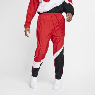 QUẦN NIKE SWOOSH WOVEN TROUSERS PANT - ĐỎ/ ĐEN /TRẮNG