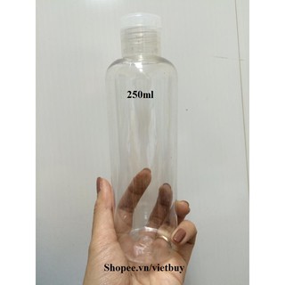 Chai nhựa nắp bật 250ml
