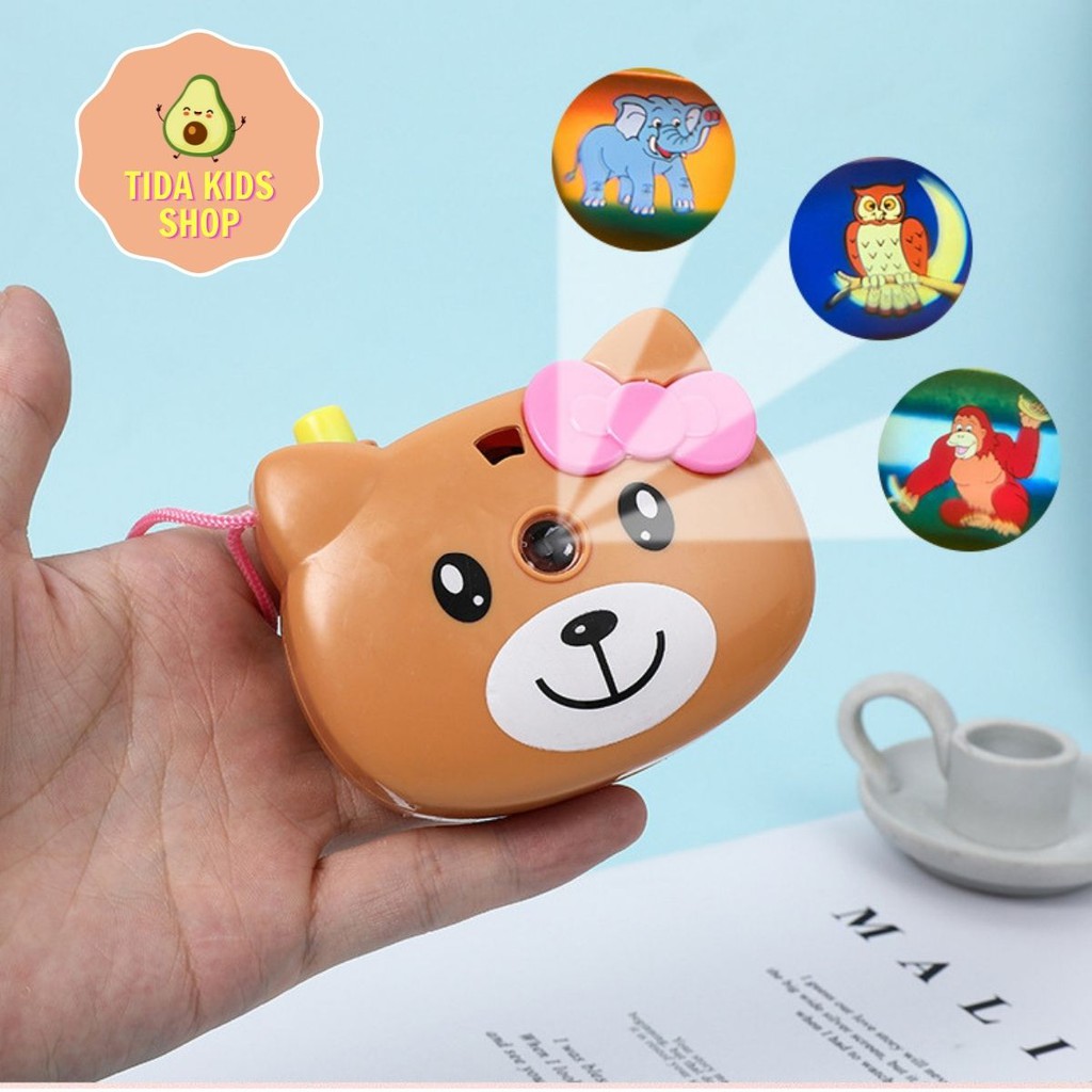 Máy Chụp Ảnh Mini Cho Bé, Đồ Chơi Máy Chiếu Mini Có Đèn Led Chiếu Sáng Giá Tốt ❤️ Freeship ❤️ TiDa Kids Shop