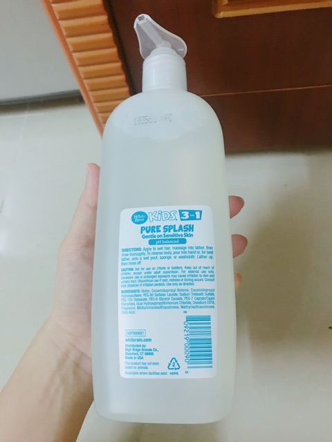 Sữa tắm bé white rain kid 783ml