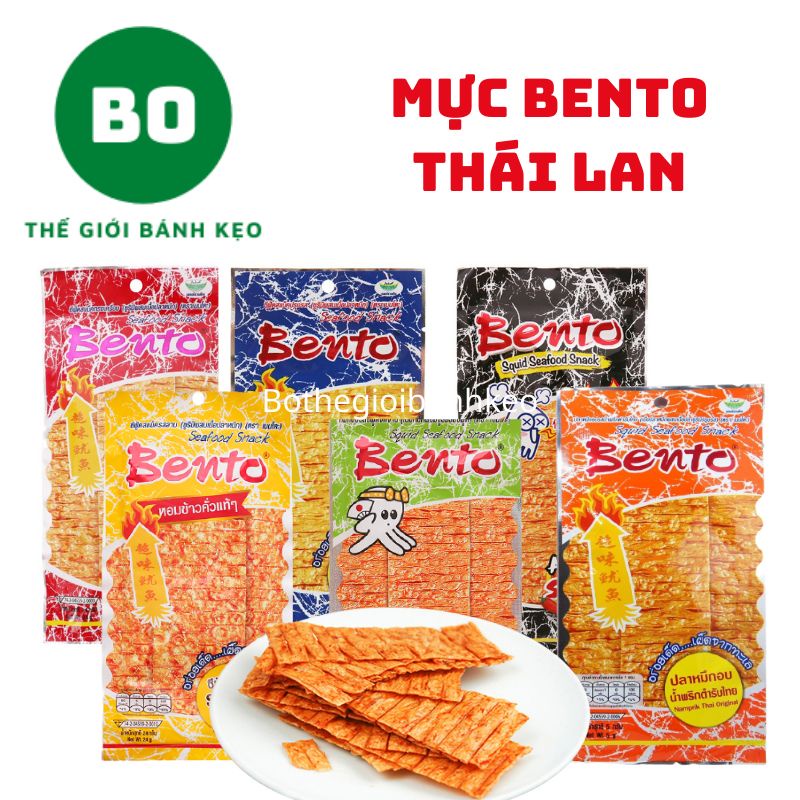Mực BENTO Thái Lan Gói 6g - Ăn Vặt Thái Lan
