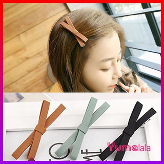 Set 2 Kẹp tóc chéo Đính nơ HÀN QUỐC