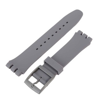 Dây đồng hồ silicon 6 màu sắc thời trang tuỳ chọn kích thước 17 19 20mm