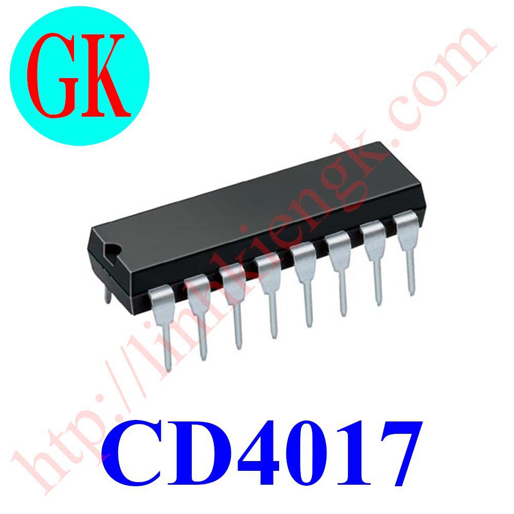 IC Logic Count CD4017 đếm thập phân