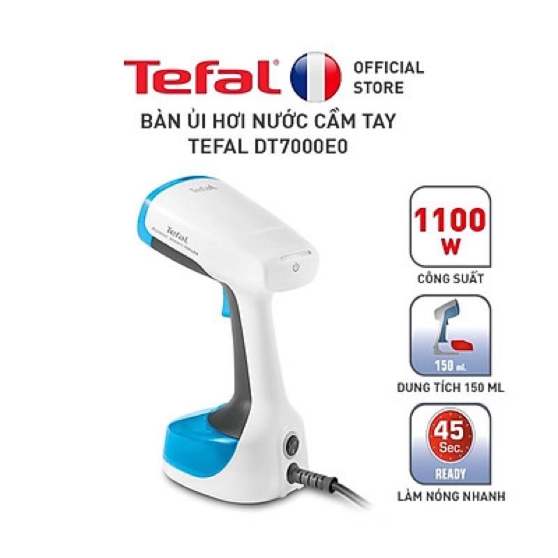 Bàn ủi hơi nước cầm tay Tefal DT7000E0 - Hàng chính hãng