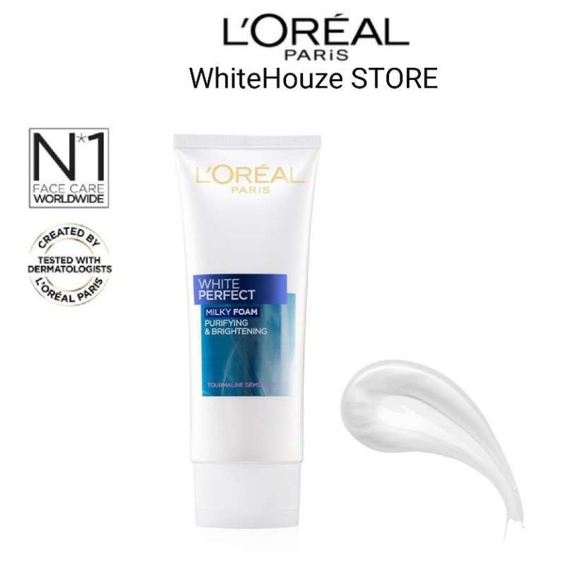 (Hàng Mới Về) Sữa Rửa Mặt Tạo Bọt Làm Trắng Loreal 50ml