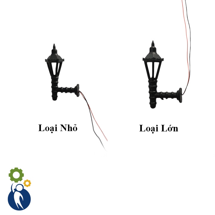 Mô hình trang trí tiểu cảnh, sa bàn, Đèn Vách Số 3 (x1 cái)