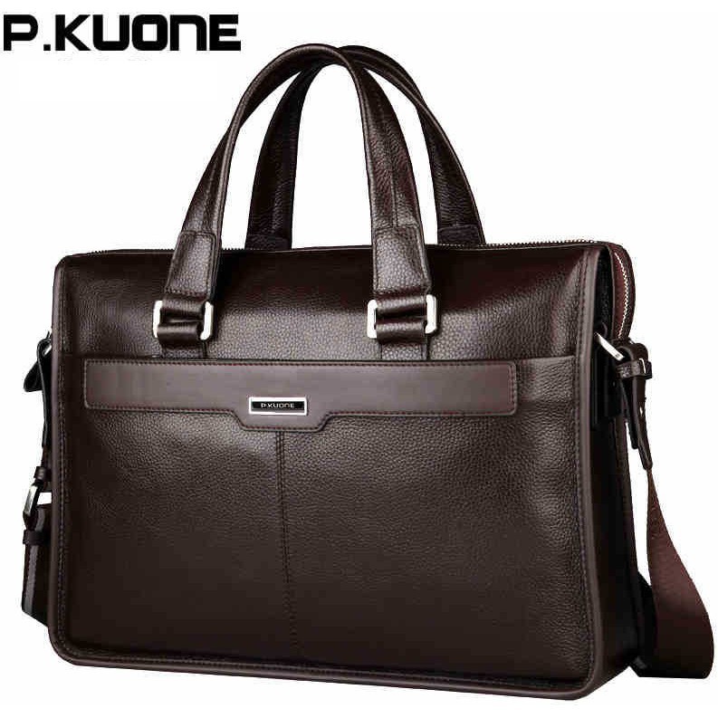 cặp da thật P.KUONE 001 chính hãng 🔆😉 | BigBuy360 - bigbuy360.vn