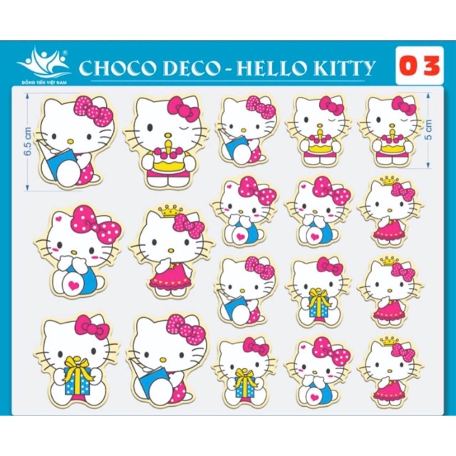 khuôn scl đồng tiến kitty (20 vỉ/1 hộp)