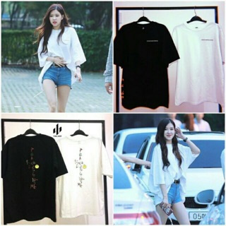 (Tặng ảnh BLACKPINK)Áo BLACKPINK Rose mặt cười