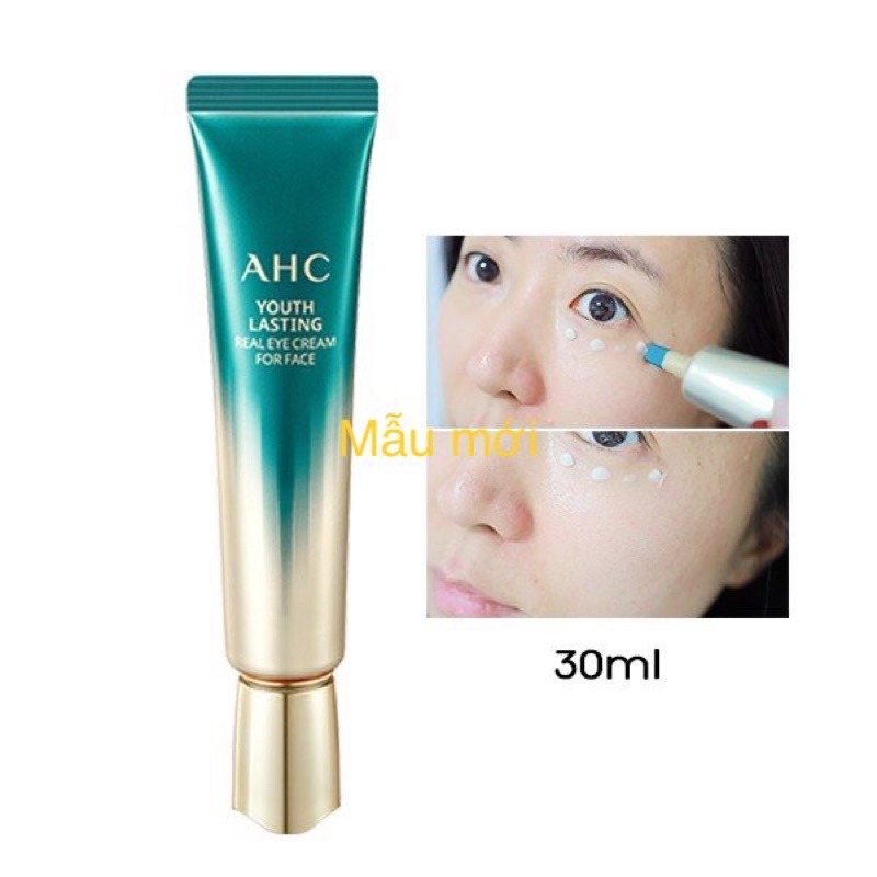 Kem Dưỡng Mắt Làm Trắng Và Cải Thiện Nếp Nhăn Mắt AHC Ageless Real Eye Cream For Face