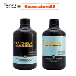 BỘ DẦU GỘI DẦU XẢ DƯỠNG ẨM SÂU FRAICHEUR DÀNH CHO TÓC KHÔ SƠ LÃO HOÁ 500ML