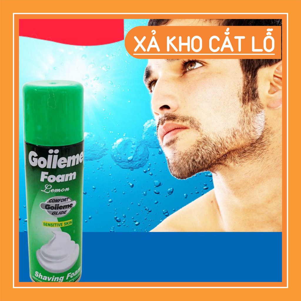 (Xả Kho)  Chai kem cạo râu Goiieme Foam 200ml - 8894 (Cắt Lỗ)